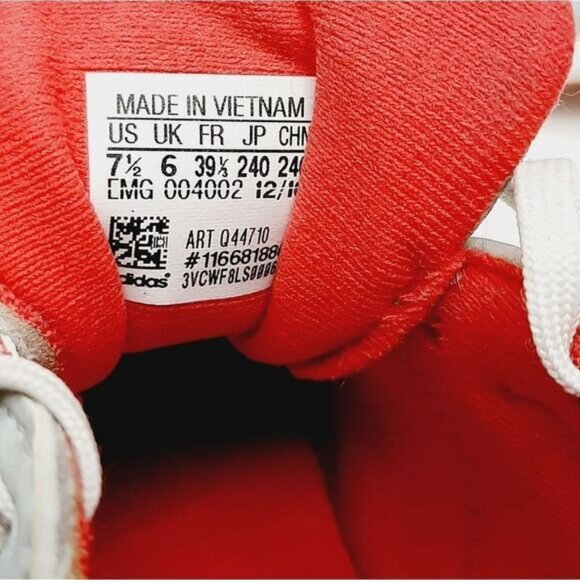 ADIDAS Tech Response Golf Shoes Soft Spike Grey & Pink Sz 7.5 Flawed - Picture 16 of 16